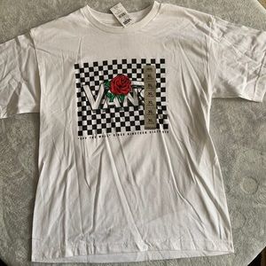 NWT Vans Boys Rose T-Shirt Off The Wall Sz XL